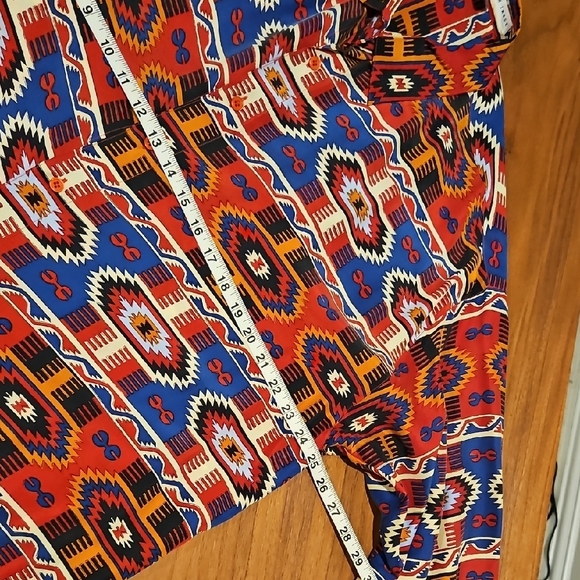 Sharper Image Multicolor Silk Shirt - Picture 7 of 7